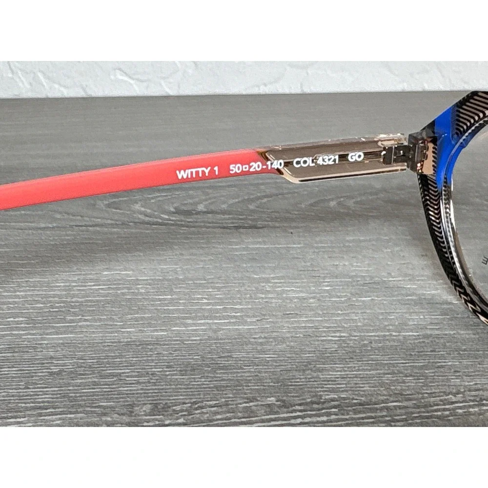 FACE‎ A FACE WITTY 1 Geometric Cat Eye Eyeglasse Frames Paris Hand Made Italy